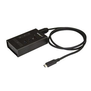 StarTech.com HB30C3A1CST USB 3.0 (3.1 Gen 1) Type-B 5000Mbit/s Zwart hub & concentrator