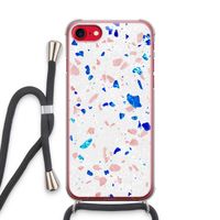 Terrazzo N°6: iPhone SE 2020 Transparant Hoesje met koord