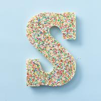 Chocoladeletter discodip (200 gram)