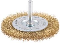 Bosch Accessoires Schijfborstel, vermessingd 75 mm, 0,2 mm, 4500 U/ min, 10 mm 1st - 2608622009