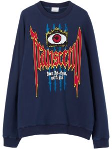 Burberry graphic-print sweatshirt - Bleu