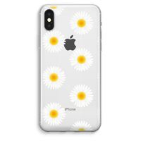 Margrietjes: iPhone XS Max Transparant Hoesje Margrietjes: iPhone XS Max Transparant Hoesje