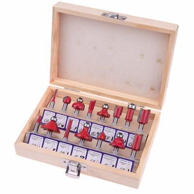 Schacht wolfraam Carbide router bit set hout Cutter tool set frezen hout cutters router bit set voor hout tools