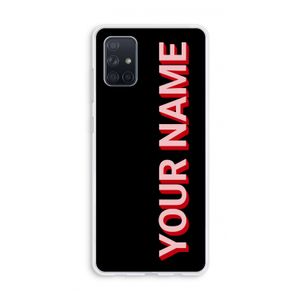 Namecase: Galaxy A71 Transparant Hoesje