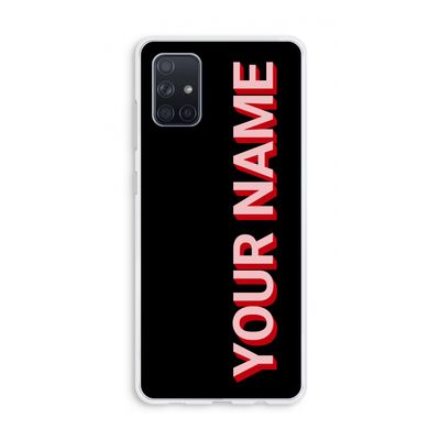 Namecase: Galaxy A71 Transparant Hoesje