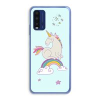 Regenboog eenhoorn: Xiaomi Redmi 9T Transparant Hoesje