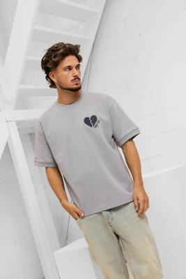 Project X Paris Cœur Brisé T-Shirt Heren Grijs - Maat S - Kleur: Grijs | Soccerfanshop