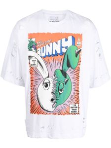 Natasha Zinko t-shirt The Incredible Bunny en coton - Blanc