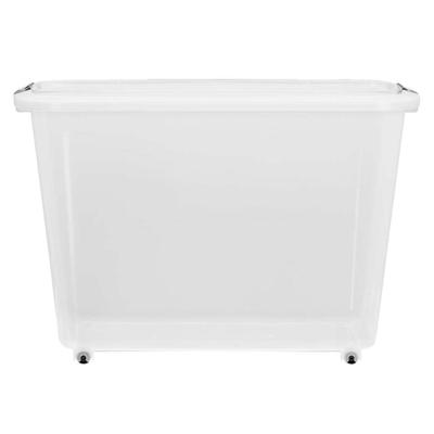 Leen Bakker - Opbergbox Topbox 40 Liter - 18,5x39x68 Cm - Kunststof/Polypropyleen - Transparant