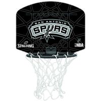 Spalding Basketbal Miniboard San Antonio Spurs zwart/grijs - thumbnail