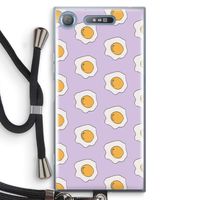 Bacon to my eggs #1: Sony Xperia XZ1 Transparant Hoesje met koord