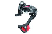 WG Power R2-A Achterderailleur 8S - Zwart/Rood WG Power R2-A Achterderailleur 8S - Zwart/Rood