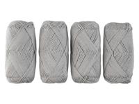 crelando Katoengaren set 4 x 50 g (Zilver)