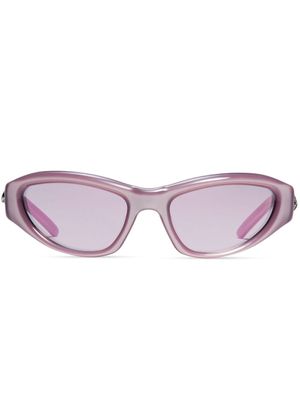 Gentle Monster lunettes de soleil à monture structurée - Rose