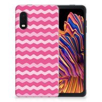 Samsung Xcover Pro TPU bumper Waves Pink - thumbnail