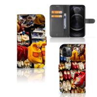 Apple iPhone 12 Pro Max | Flip Cover | Klompen | Portemonnee hoesje