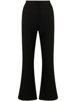 Jil Sander pantalon évasé à taille mi-haute - Noir