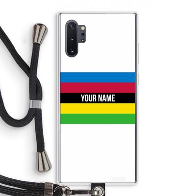 WK Wielrennen: Samsung Galaxy Note 10 Plus Transparant Hoesje met koord
