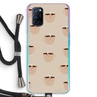 Morning coffee: Oppo A92 Transparant Hoesje met koord