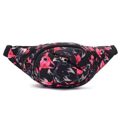 Kleur afdrukken multifunctionele casual zakken Dames outdoor portemonnee taille tas (rood) Kleur afdrukken multifunctionele casual zakken Dames outdoor portemonnee taille tas (rood)