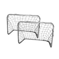 Set van 2 voetbal goals 77 x 56 x 45 cm - thumbnail