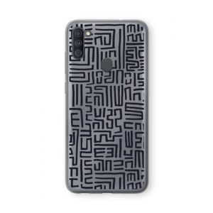 Moroccan Print: Samsung Galaxy A11 Transparant Hoesje