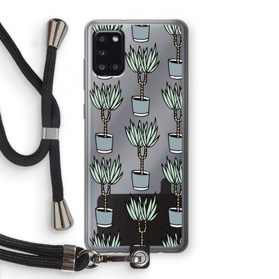 Boompje: Samsung Galaxy A31 Transparant Hoesje met koord
