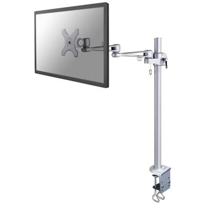 Neomounts FPMA-D935POLE70 1-voudig Monitor-tafelbeugel 25,4 cm (10) - 76,2 cm (30) Kantelbaar, Roteerbaar, Zwenkbaar Grijs