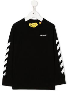 Off-White Kids t-shirt à logo imprimé - Noir