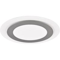 LED Plafondlamp - Plafondverlichting - Trion Groan - 42W - Aanpasbare Kleur - Afstandsbediening - Dimbaar - Rond - Mat Nikkel - Metaal - thumbnail