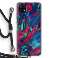Pilgrims Of The Sea: Samsung Galaxy A22 5G Transparant Hoesje met koord