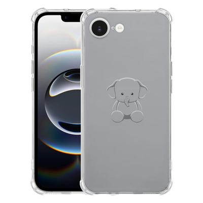 Apple iPhone 16e Hoesje - Baby Olifant TPU Antishock