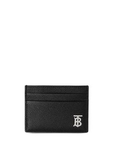 Burberry porte-cartes à motif monogrammé - Noir