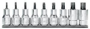 Beta 9-delige set schroevendraaier-doppen voor Torx® schroeven (art. 920TX) met support 920TX-SB9 - 009200532