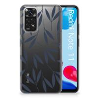 Xiaomi Redmi 10 | Redmi Note 11 4G | TPU Case | Leaves Blue