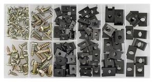 Assortiment plaatschroeven met clip 170 stuks 4822315