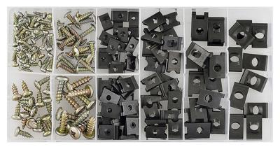 Assortiment plaatschroeven met clip 170 stuks 4822315