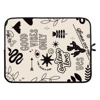 Good vibes: Laptop sleeve 15 inch