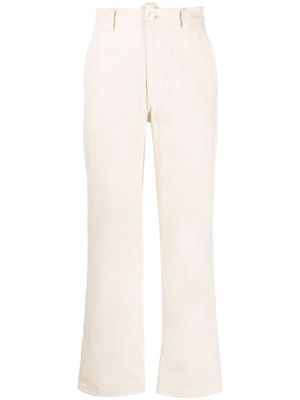 Toogood jean en coton biologique à taille haute - Tons neutres