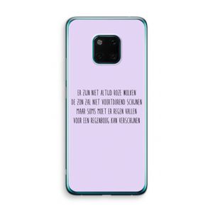 Regenboog: Huawei Mate 20 Pro Transparant Hoesje