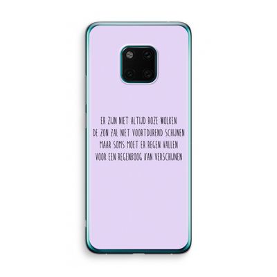 Regenboog: Huawei Mate 20 Pro Transparant Hoesje