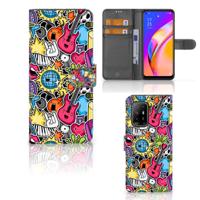 OPPO Reno5 Z | A94 5G | Wallet Case | met Pasjes | Punk Rock