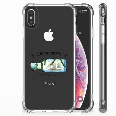 Apple iPhone Xs Max Stevig | Bumper Hoesje | Boho Bottle