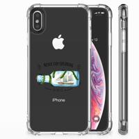 Apple iPhone Xs Max Stevig | Bumper Hoesje | Boho Bottle