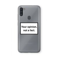 Your opinion: Samsung Galaxy A11 Transparant Hoesje
