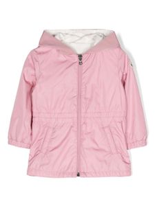 Moncler Enfant veste imperméable à capuche - Rose