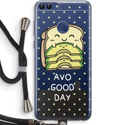 Avo Good Day: Huawei P Smart (2018) Transparant Hoesje met koord