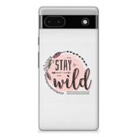 Google Pixel 6A Telefoonhoesje met Naam Boho Stay Wild