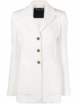 Philipp Plein blazer à simple boutonnage - Blanc