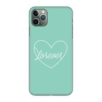 Forever heart pastel: Volledig geprint iPhone 11 Pro Max Hoesje
